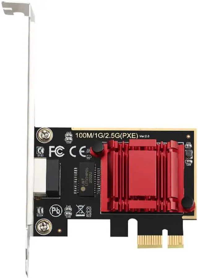 Alt view image 4 of 6 - 2.5Gbps PCIe Gigabit Network Card Support PXE RTL8125B RJ45 Port Ethernet Adapter Card