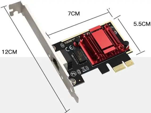 Alt view image 6 of 6 - 2.5Gbps PCIe Gigabit Network Card Support PXE RTL8125B RJ45 Port Ethernet Adapter Card