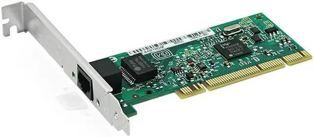 Alt view image 4 of 4 - Computer PCI X32 Gigabit Network Interface Card Intel 82540 Diskless Ethernet adatper Card