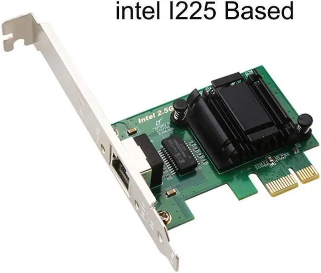 Main image of 2.5GbE Ethernet Network Adapter Intel-I225 Chips Based 10/100/1000/2.5GBASE-T (TX) Network Card Single Port RJ45