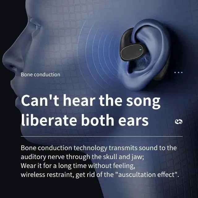Alt view image 4 of 6 - X6 Open Ear Bluetooth Earphones Hifi Sound Quality Sports Wireless Headset Long Standby Time