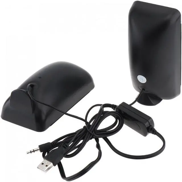 Alt view image 4 of 4 - Beautframes Desktop Computer Laptop Audio Speaker Subwoofer Mini Speaker usb+3.5mm Jack