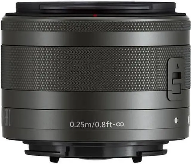 Alt view image 8 of 8 - Canon EF-M 15-45mm f/3.5-6.3 IS STM Lens Graphite + Deluxe Accessory Kit