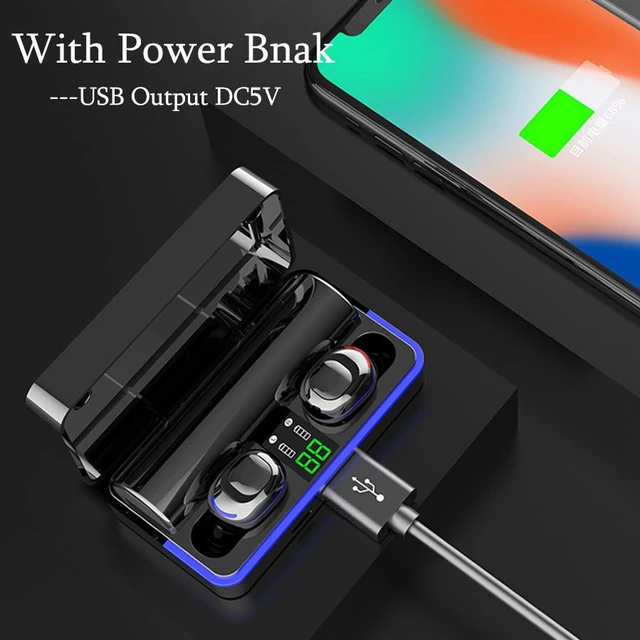 Alt view image 6 of 7 - W12 TWS Wireless Bluetooth Headphones With Mic Charging Box In-ear Sport Headsets Running Earphone HIFI Mini Earbuds
