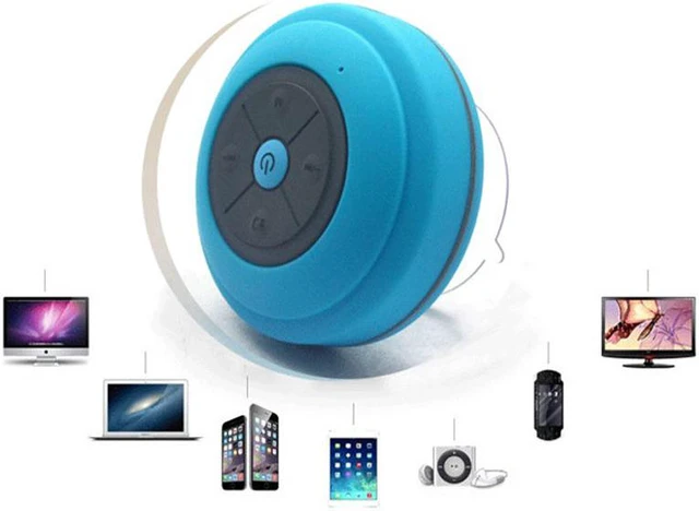 Main image of Mini Bluetooth Speakers Waterproof LED Speakers Bass for Phone Music Player Support Handsfree Bathing Shower