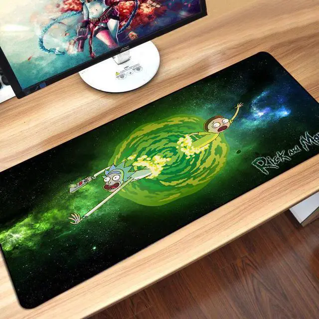 Main image of Gaming Mouse Pad XL Mouse Mad Mat Rick And Morty for Desktop Computer Laptop