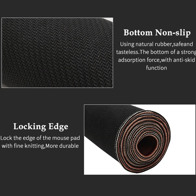 Alt view image 3 of 4 - Locking Edge Mouse Pad Gaming Large Mouse Pad Keyboards Mat for PC Gamer