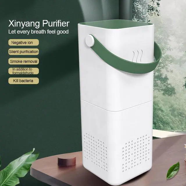 Alt view image 3 of 7 - USB Air Purifier for Car 3 layers Filters Purifiers Negative Ion Filtration purifying air Air Cleaner Sterilize