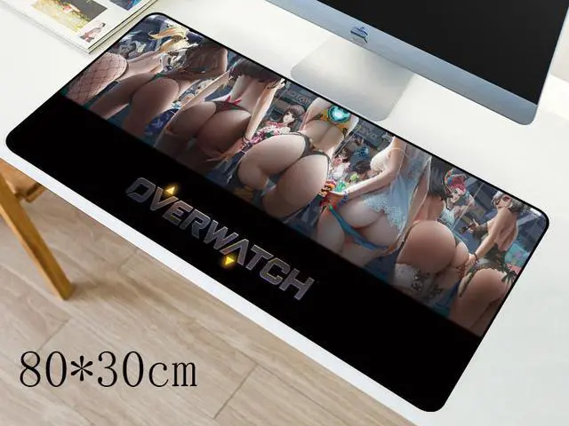 Main image of Mouse Pad  80x90cm Overwatch Gaming Large Mousepad Rubber Gamer Lock Edge Laptop Desk Mat For Computer Gaming Mouse Mat