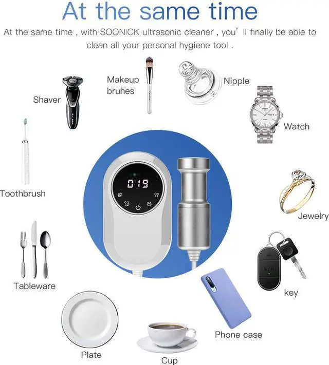 Alt view image 3 of 7 - Ultrasonic Cleaner 220V Ultra Sonic Cleaning Tool for Sock Baby clothing Underwear Ultrasound Washing Cleaner