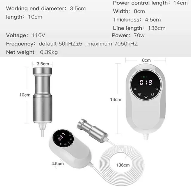 Alt view image 7 of 7 - Mini New ultrasonic Cleaning machine 110V 70W 60000Hz high frequency vibration wash all Jewelry Glasses Shaver Ultrasonic Cleaner