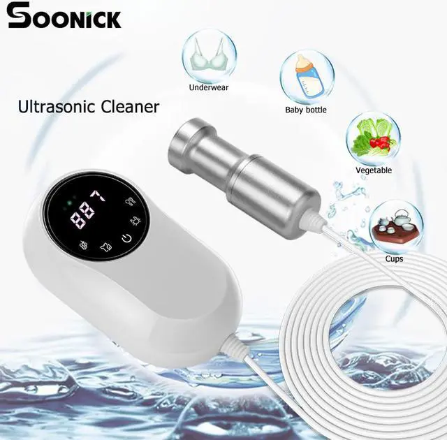Alt view image 2 of 7 - Ultrasonic Cleaner 220V Ultra Sonic Cleaning Tool for Sock Baby clothing Underwear Ultrasound Washing Cleaner
