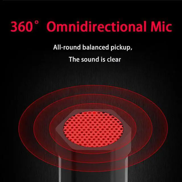 Alt view image 4 of 7 - Professional recording microphone Condenser Microphones With microphone stand 3.5mm Jack Mic For Studio Recording PC Laptop Smartphone