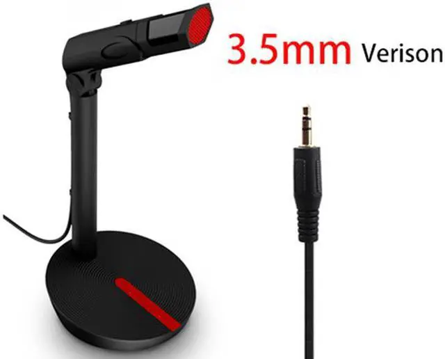 Main image of Professional recording microphone Condenser Microphones With microphone stand 3.5mm Jack Mic For Studio Recording PC Laptop Smartphone