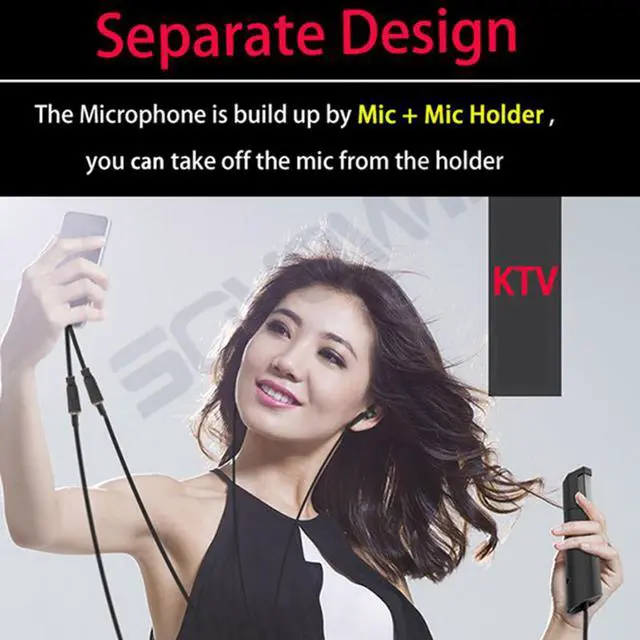 Alt view image 3 of 7 - Professional recording microphone Condenser Microphones With microphone stand 3.5mm Jack Mic For Studio Recording PC Laptop Smartphone