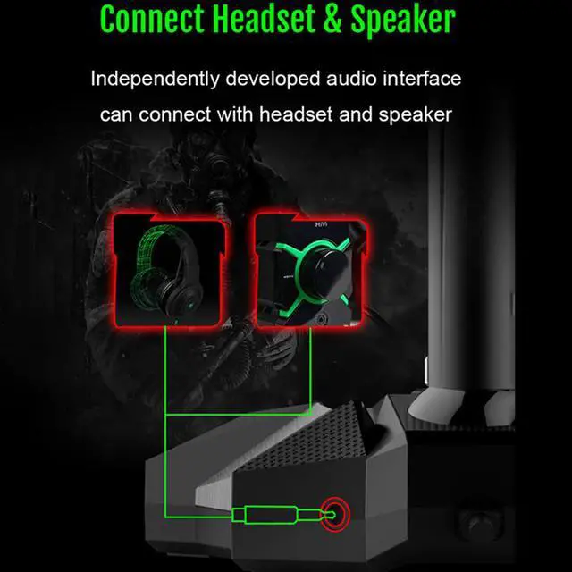 Alt view image 2 of 7 - Wired Tabletop Desktop Microphone Condenser Mic Professional USB Cable Studio With LED Gaming Light Mikrafon for Computer Record