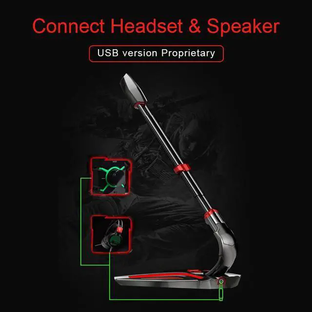 Alt view image 5 of 7 - Gaming Microphone USB for PC Speaker Microphones Desktop Notebook Mic Volume Adjustable Switch Recording Chatting Mic