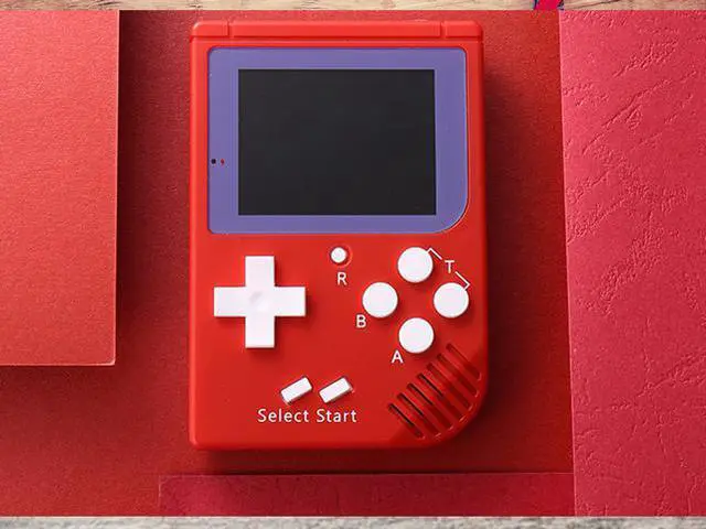 Alt view image 5 of 7 - Rechargeable Retro Game Console Halloween Gift for Children 8 Bit 2.5 Inch LCD Color Video Game Player Built In Lithium Battery 129 Games