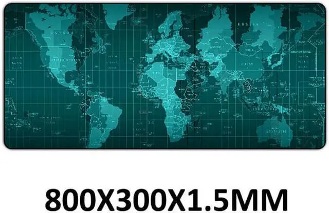 Alt view image 2 of 7 - World Map Gaming Mousepad xxl Extended Mouse Pad Keyboard Desk Mat for Computer Laptop