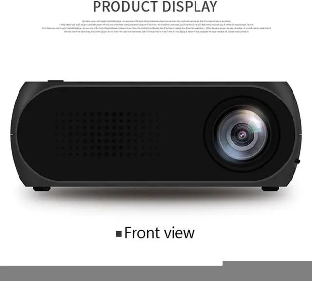 Alt view image 6 of 7 - HD Home Mini Projector  320 * 240 WiFi Projector Video Home Cinema 3D HDMI Movie Game Proyector 1080P Home Theater