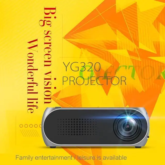 Alt view image 5 of 7 - HD Home Mini Projector  320 * 240 WiFi Projector Video Home Cinema 3D HDMI Movie Game Proyector 1080P Home Theater
