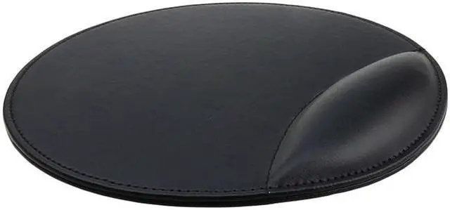 Alt view image 5 of 6 - Sovawin Business 3D Leather Computer Mouse Pad with Wrist Rest Ergonomic Office Soft Sponge Wrist Support Mat mousepad for PC