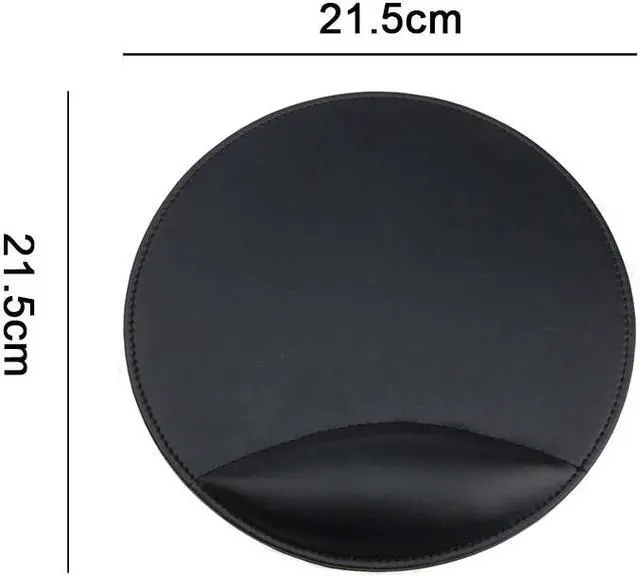 Alt view image 4 of 6 - Sovawin Business 3D Leather Computer Mouse Pad with Wrist Rest Ergonomic Office Soft Sponge Wrist Support Mat mousepad for PC