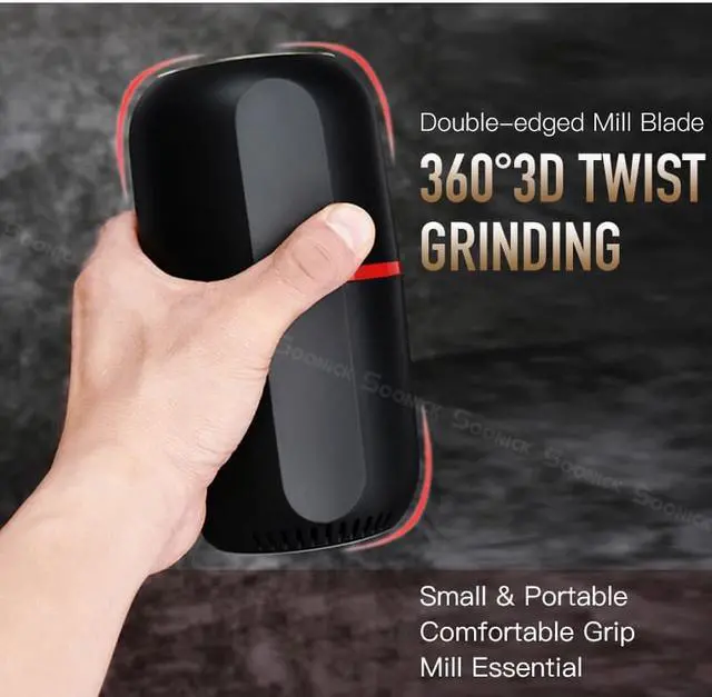 Alt view image 6 of 6 - Portable Coffee Grinder Electric Bean Nut Herb Grinder Coffee Beans Multifunctional Coffee Machine for Home Kitchen