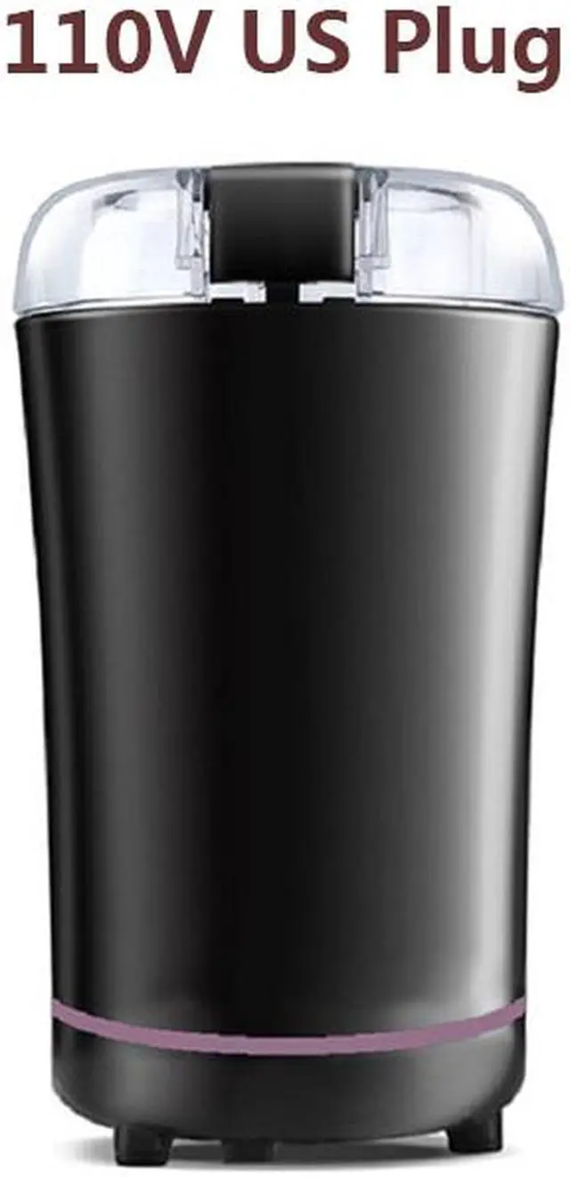 Alt view image 6 of 6 - Portable Coffee Grinder Multifunction Stainless Steel Blade Electric Coffee Machine with Grinder for Home Kitchen Office