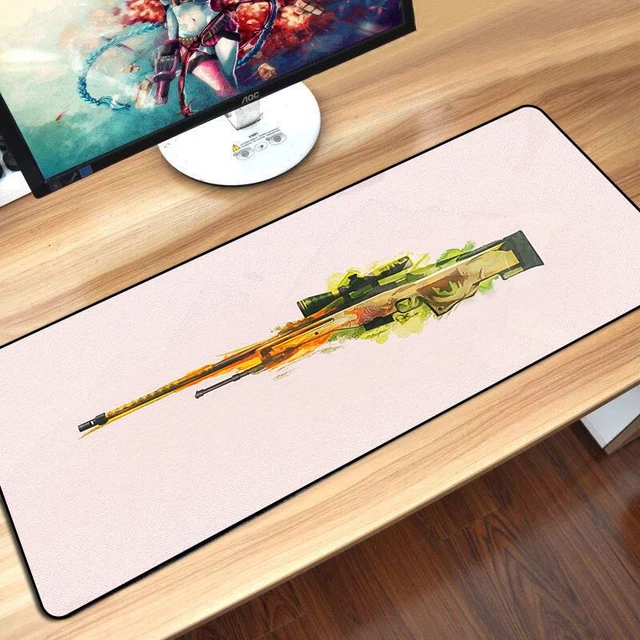 Main image of XL Mice Keyboard Desk Protector Rubber Mat Gamer Anti-slip Mouse Pad