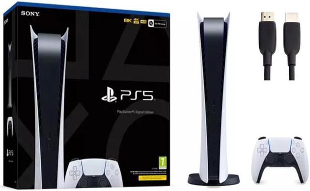 Sony PS5 PlayStation 5 Digital Edition Console Bundle - Includes