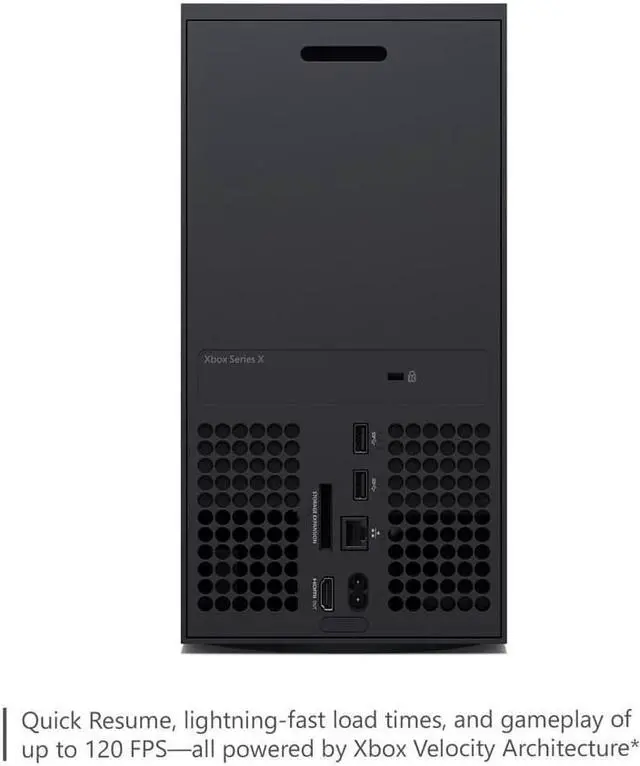 Alt view image 3 of 6 - Newest Microsoft Xbox Series X 1TB SSD Gaming Console with One Wireless Controller, Forza Horizon 5 Full Game Bundle, Up to 120 FPS, True 4K Streaming + Pearlite Tech. Controller Cover Skin