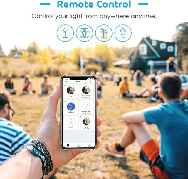 Alt view image 5 of 7 - meross MSL120KIT Smart Wi-Fi LED Bulb, Multiple Colors, 2700K-6500K RGB, 810 Lumens 60W Equivalent, Compatible with Alexa, Google Assistant and IFTTT, E26 Light Bulb(2 pieces)