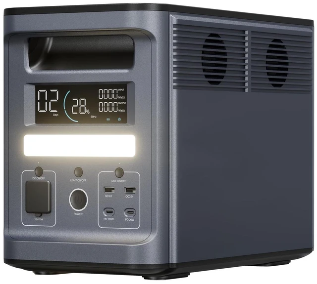 Main image of Ark2000 1536Wh 2000W Portable Power Station, LiFePO4 Solar Generator for Camping, RV, CPAP & Outages