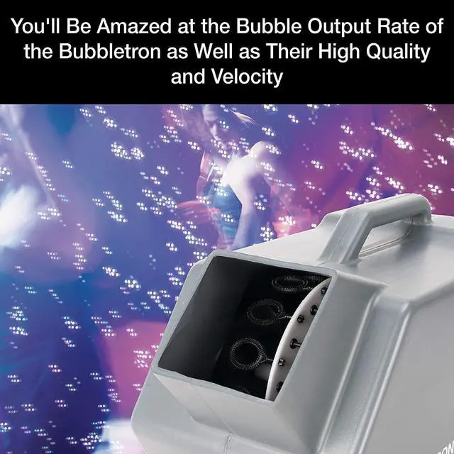 Alt view image 12 of 20 - American DJ Professional Portable Automatic Party Bubble Machine with Remote