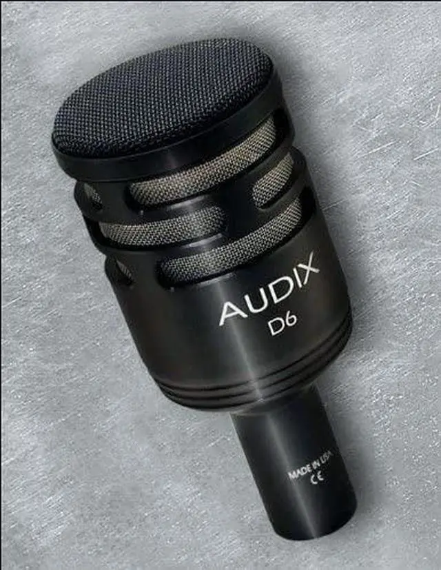 Alt view image 20 of 20 - Audix D6 Kick Drum Microphone - Black