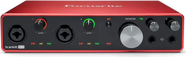Alt view image 15 of 20 - Focusrite Scarlett 8i6 3rd Generation Audio Interface