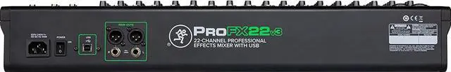 Alt view image 3 of 18 - Mackie ProFX22v3 USB Mixer