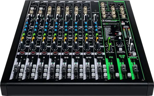 Alt view image 4 of 14 - Mackie ProFX12v3 USB Mixer