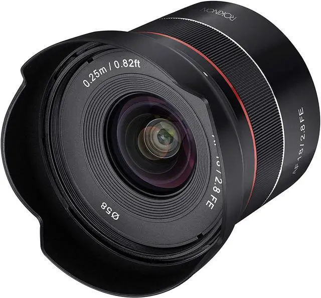 Alt view image 4 of 14 - Rokinon 18mm F2.8 Full Frame Auto Focus Lens for Sony E #IO18AF-E