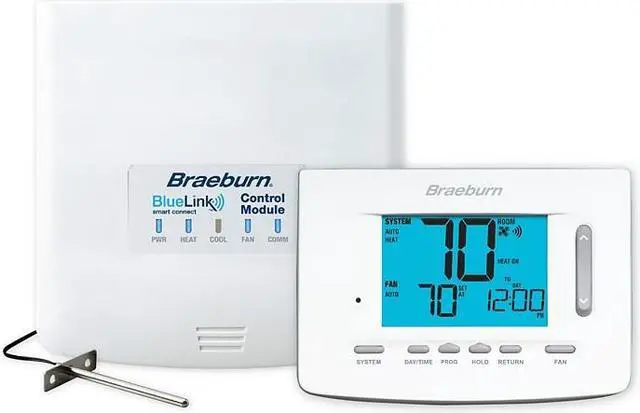 Alt view image 6 of 8 - Universal Programmable Wireless Thermostat Kit - for Systems up to 3 Heat/ 2 Cool