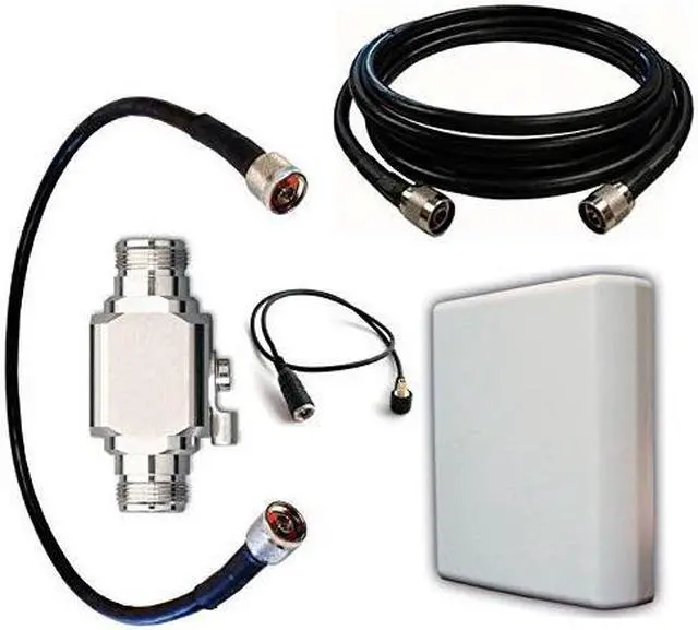 Main image of High Gain Directional Panel Antenna Kit for Verizon Ellipsis Jetpack (MHS815L), 20 ft Cable