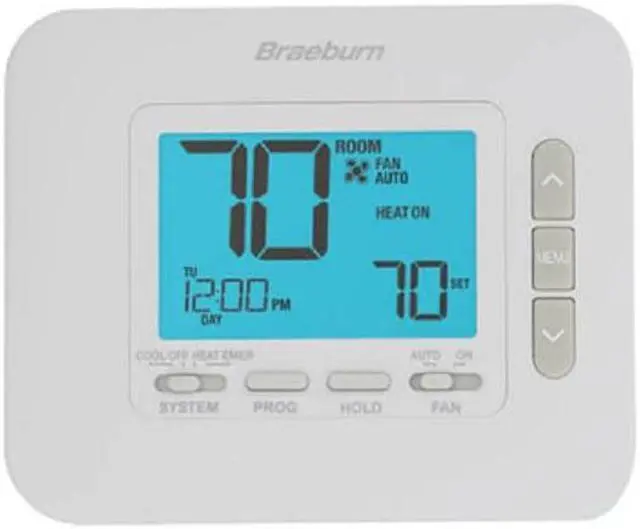 Main image of Braeburn 2230 5-2 Programmable Thermostat(2 Heat/1 Cool)