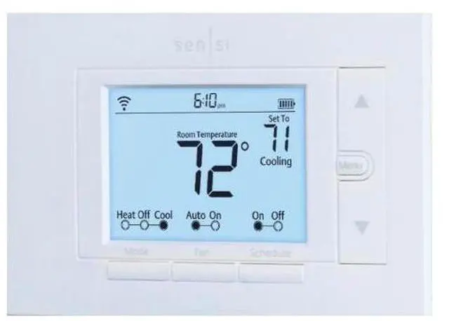 Alt view image 2 of 3 - Emerson 1F87U-42WF Sensi Pro Wi-Fi Programmable Thermostat for Smart Home