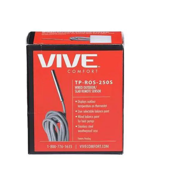 Alt view image 3 of 3 - Vive Comfort 250S Wired Outdoor Sensor