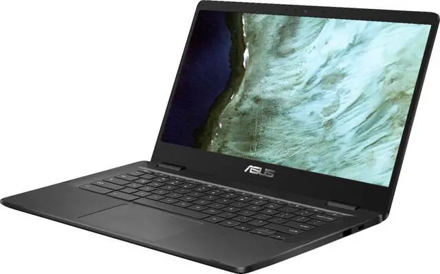 Alt view image 6 of 9 - ASUS C423NABCLN5 14" Chromebook- Celeron N3350 4GB  LPDDR4 32GB Flash Memeory