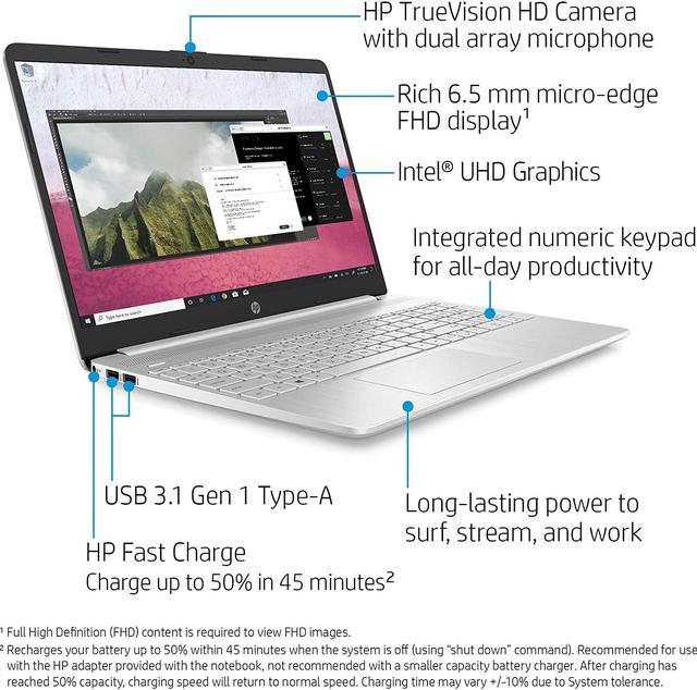 HP 15 Premium Laptop Computer 15.6 FHD IPS Touchscreen Display