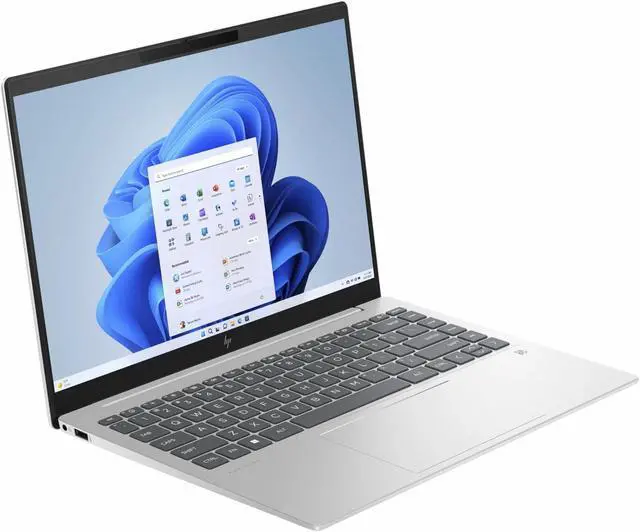 Alt view image 2 of 5 - HP Pavilion Plus Business Laptop 14" 2.8K OLED 120Hz HDR 500nits 100% DCI-P3 AMD Zen4 8-core Ryzen 7 7840U Processor 16GB DDR5 512GB SSD USB-C B&O Long Battery Life Win11 Silver