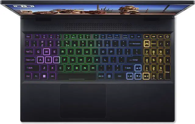 Alt view image 2 of 7 - Acer Nitro 5 Gaming Laptop 15.6" FHD IPS 165Hz Intel 10-core i7-12650H Processor 16GB DDR5 512GB SSD GeForce RTX 4060 8GB Graphic RGB Backlit Thunderbolt AX1650i Win11 Black