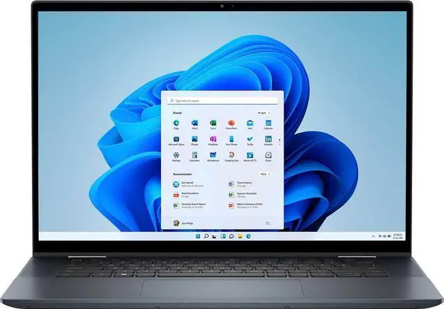 Alt view image 3 of 7 - Dell Inspiron 16 7630 2-in-1 Laptop 16" UHD+ 4K OLED Touch 400nits Intel 12-core i7-1360P 16GB DDR5 512GB SSD GeForce MX550 Thunderbolt4 FHD IR Webcam ExpressCharge Long Battery Life Win11 Silver